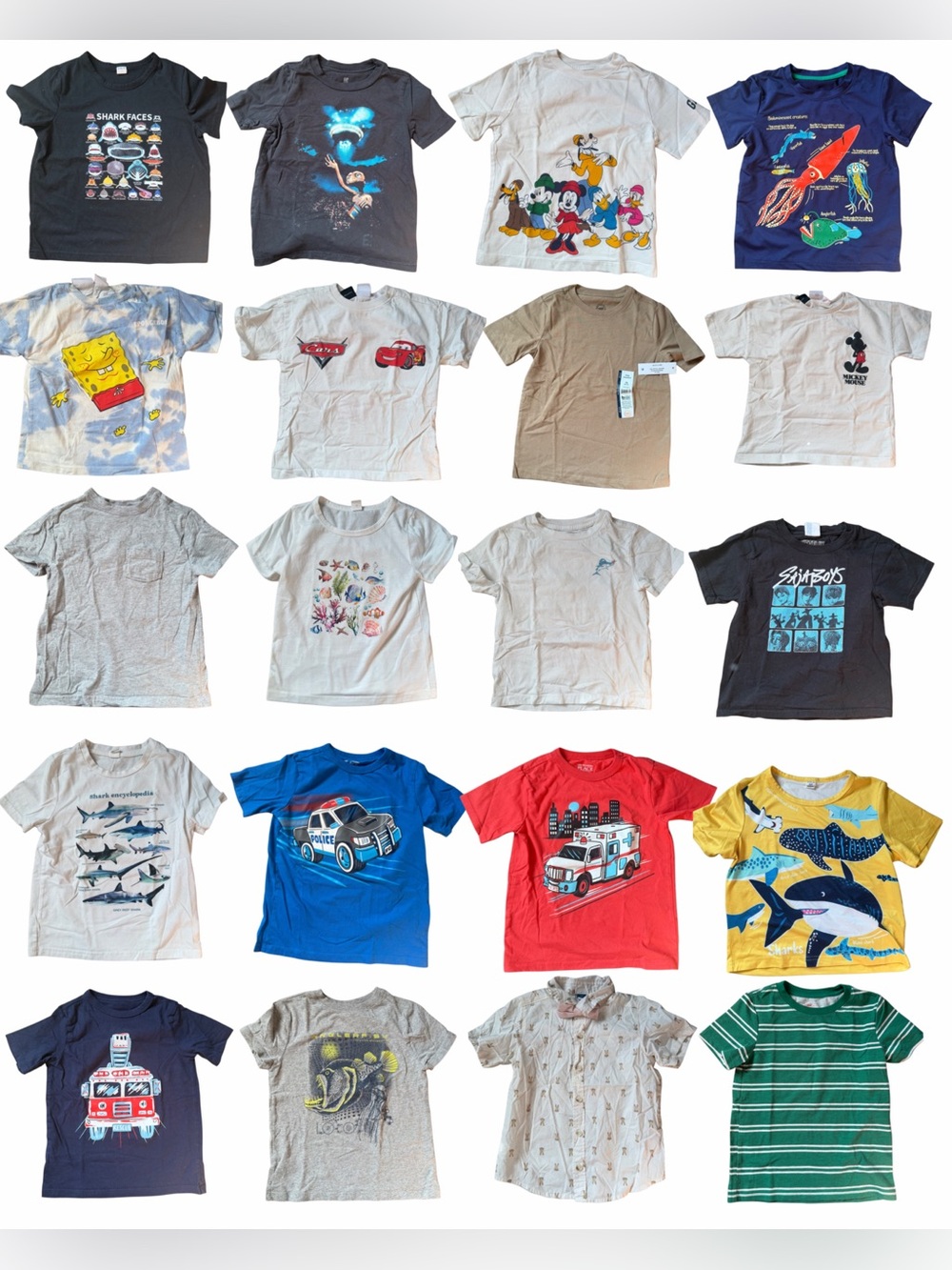 20 Shirts Size 5